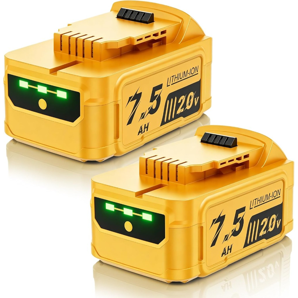 Surkibat 20V Battery, 7.5Ah Li-ion Compatible with Dewalt